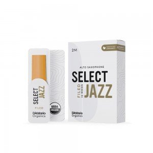 ORSF10ASX2M Organic Select Jazz Filed Трости для саксофона альт, размер 2M, 10 шт, D'Addario