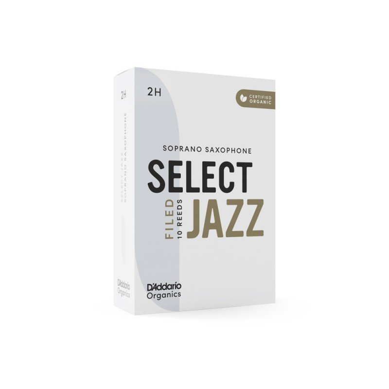 ORSF10SSX2H Organic Select Jazz Filed Трости для саксофона сопрано, размер 2H, 10шт, D'Addario