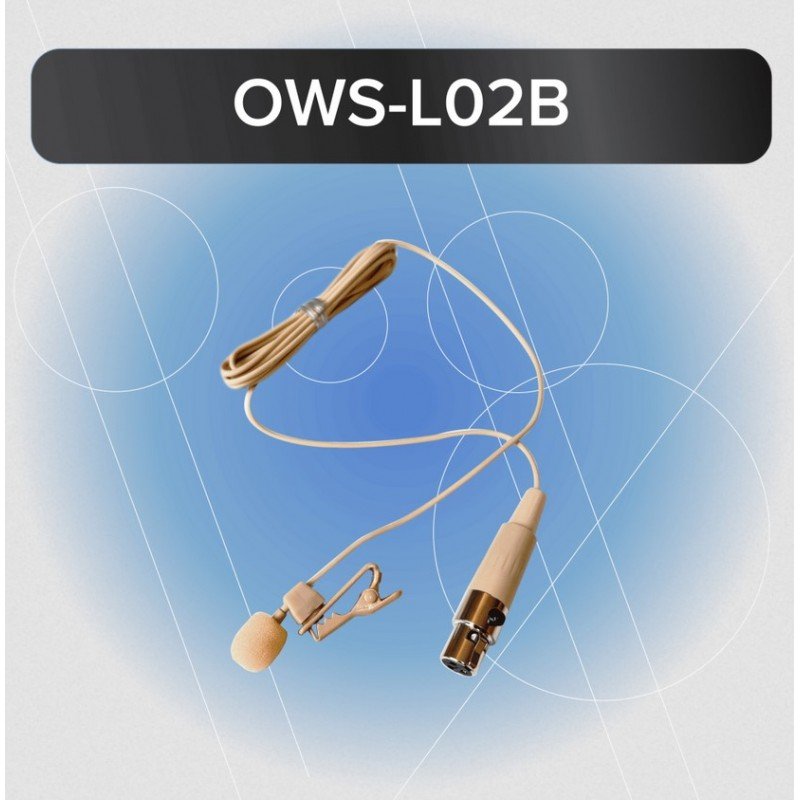 OWS-L02B Петличный микрофон, бежевый, Октава OWS-L02B Петличный микрофон, бежевый, Октава