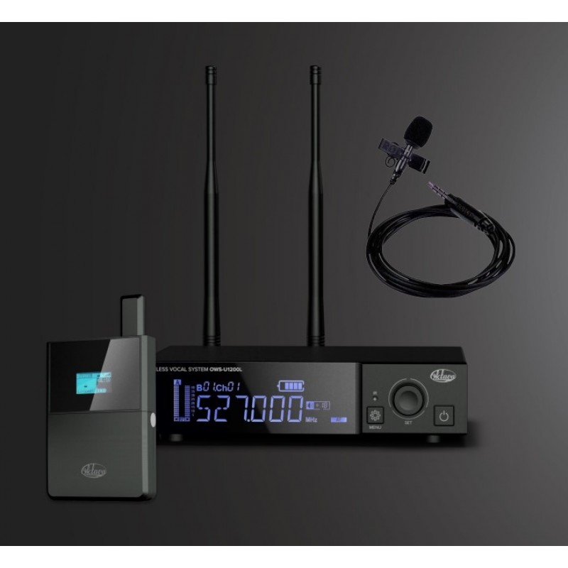 OWS-U1200L01 Беспроводная система с петличным микрофоном, Октава