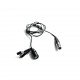 OWS-U2200D01L01-B Двухканальная радиосистема, 1 головной, 1 петличный микрофон, 512-562МГц, Октава