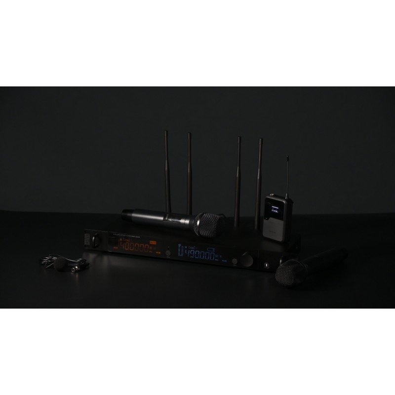 OWS-U2200H-A Двухканальная радиосистема, 2 ручных передатчика, 470-510МГц, Октава