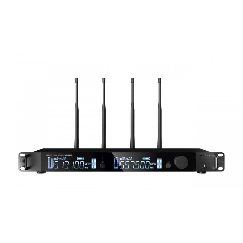 OWS-U2200R-В Двухканальный приемник радиосистемы OWS-U2200, 512-562МГц, Октава