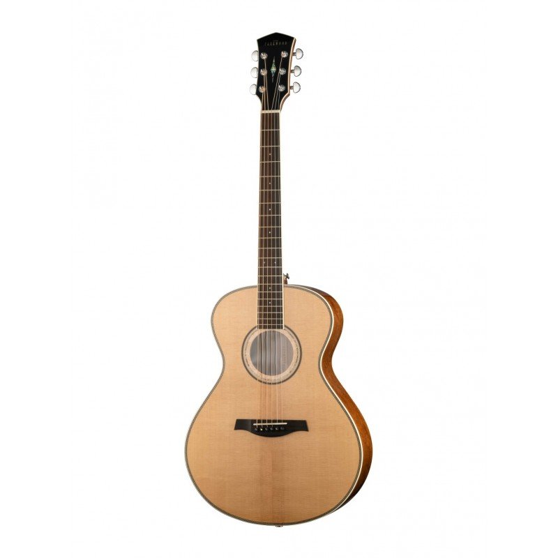 P680EQ-WCASE-NAT Электро-акустическая гитара, цвет натуральный, с футляром, Parkwood