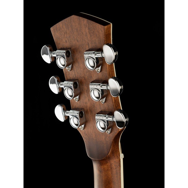 P680EQ-WCASE-NAT Электро-акустическая гитара, цвет натуральный, с футляром, Parkwood