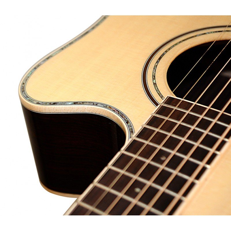 P860ADK-WCASE-NAT Электро-акустическая гитара, с вырезом, с футляром, массив ели, Parkwood