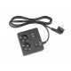 PC-1B-2M PowerCube Удлинитель, 2 розетки, 3 USB-порта, Электрическая мануфактура