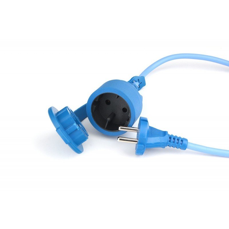 PC-1F-R-10(IP) Power Cube Удлинитель 2х1мм2, 10А, 2200Вт, 10м, Электрическая мануфактура