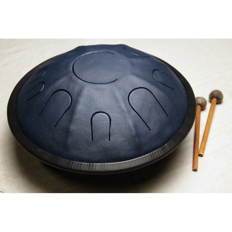 PNG-GD-36MM Глюкофон кованый "Грандрам", синий металлик 36см, с палочками и чехлом, Pangooda Drums