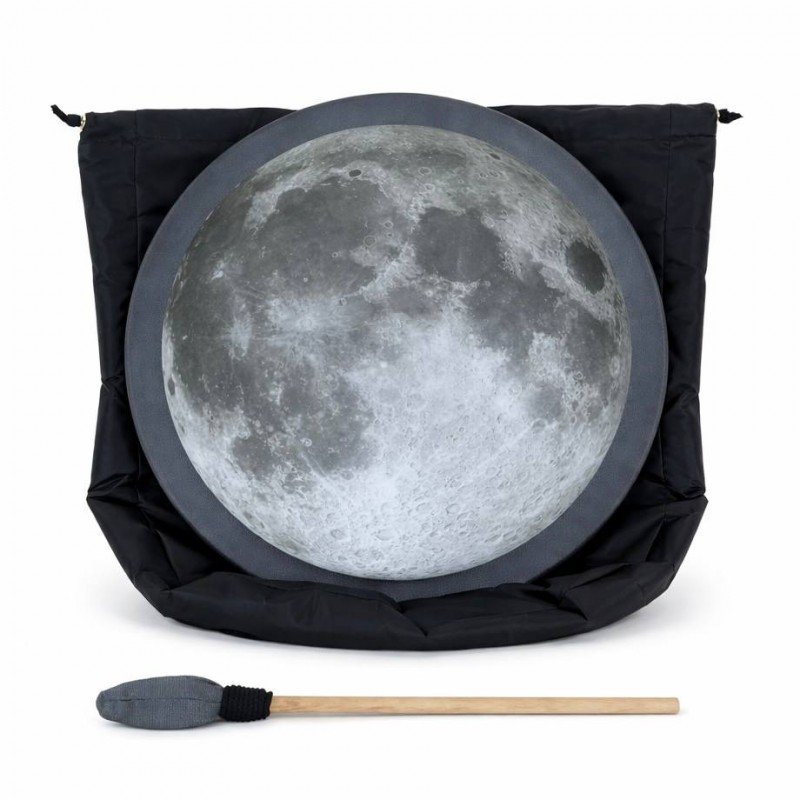 PNG-ПБ-45-Л Бубен "Луна" тканный, пневматический, УФ печать, Pangooda Drums