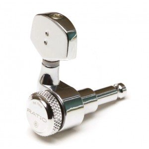 PRL-8311-C0 Ratio Locking Колки для гитары 3+3, локовые, хром, GraphTech PRL-8311-C0 Ratio Locking Колки для гитары 3+3, локовые, хром, GraphTech