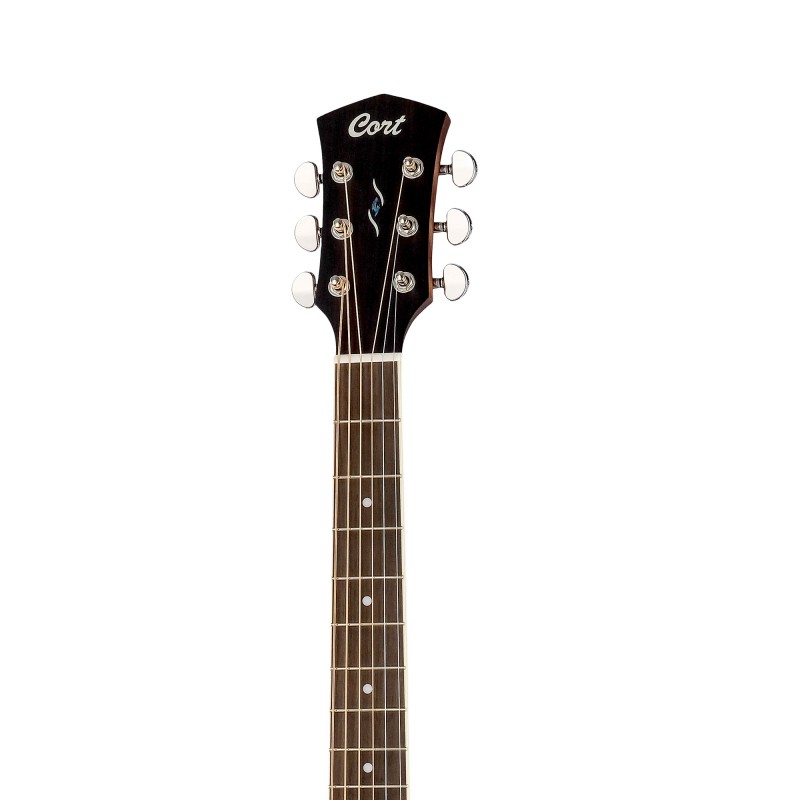 PURE-DC-NS-WBAG Акустическая гитара, с вырезом, с чехлом, Cort