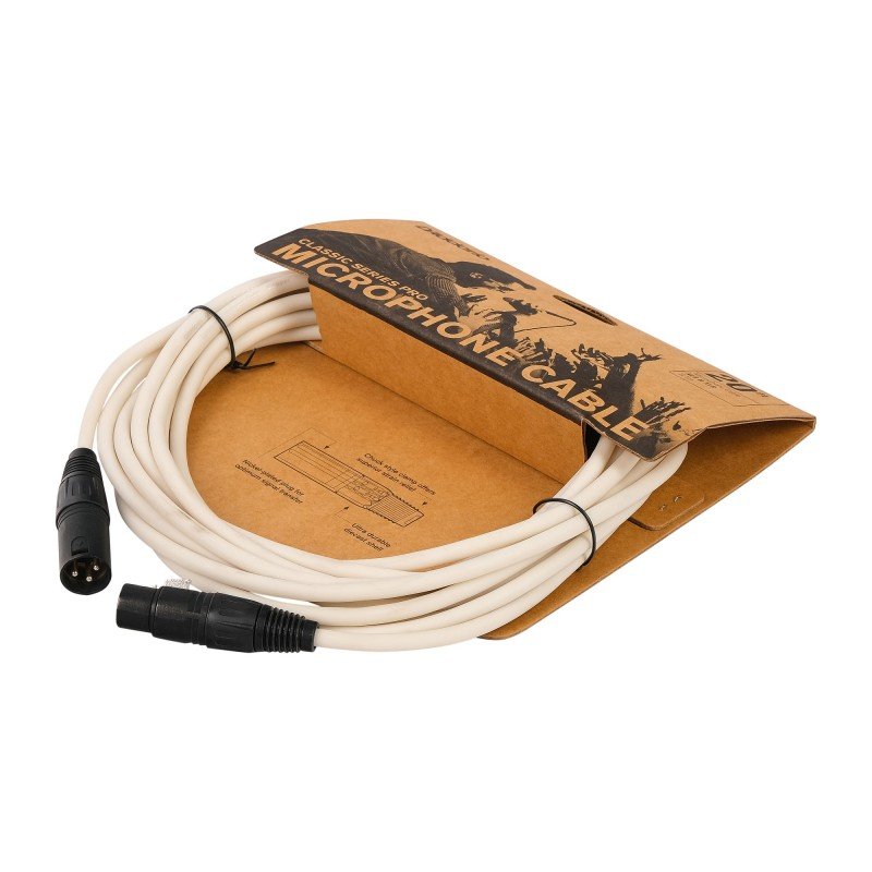 PW-CPMIC-20WH Classic Series Pro Микрофонный кабель, 6м, белый, D'Addario