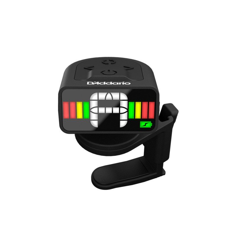 PW-CT-12RC Micro Тюнер на прищепке, перезаряжаемый, D'Addario