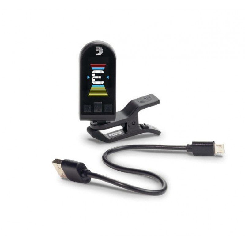 PW-CT-24 Equinox Тюнер на прищепке, хроматический, перезаряжаемый, D'Addario