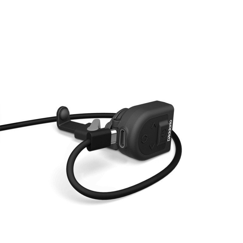 PW-CT-35 Micro Tuner Тюнер на прищепке для альта, перезаряжаемый, D'Addario