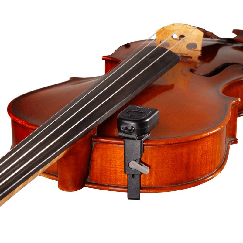 PW-CT-35 Micro Tuner Тюнер на прищепке для альта, перезаряжаемый, D'Addario