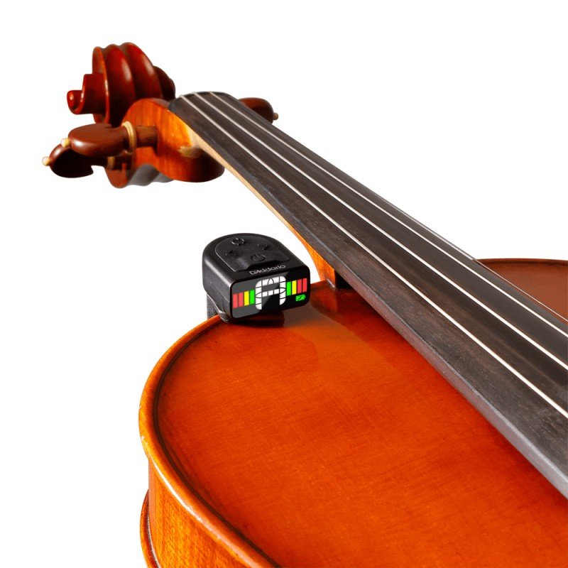 PW-CT-35 Micro Tuner Тюнер на прищепке для альта, перезаряжаемый, D'Addario