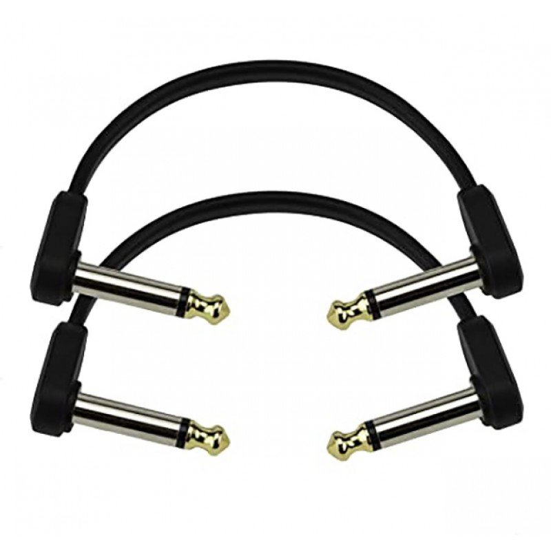 PW-FPRR-204 Custom Series Flat Инструментальный патч-кабель, 2шт, 10см, Planet Waves