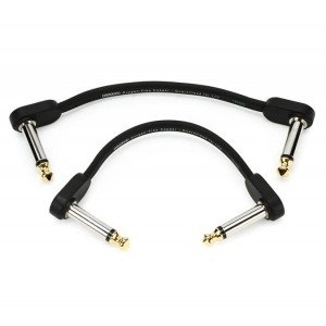PW-FPRR-206 Custom Series Flat Инструментальный патч-кабель, 2шт, 15см, Planet Waves