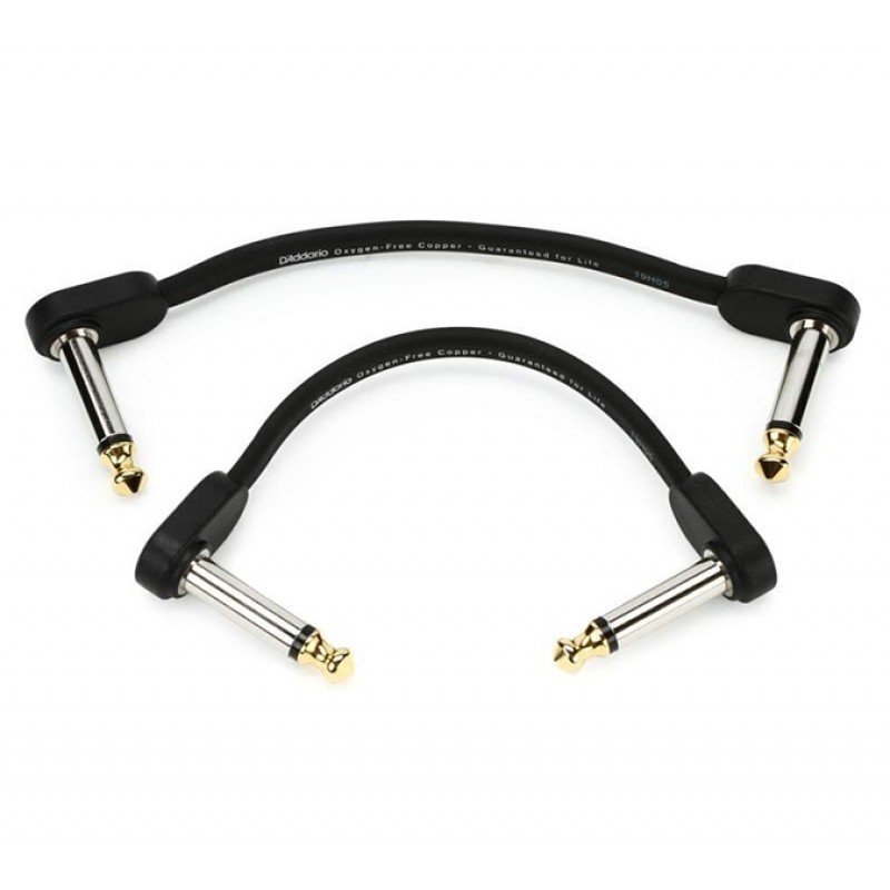 PW-FPRR-206 Custom Series Flat Инструментальный патч-кабель, 2шт, 15см, Planet Waves