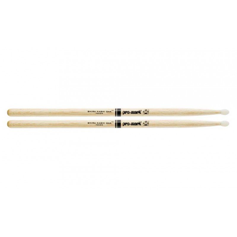 PW5BN Shira Kashi Барабанные палочки, дуб, нейлоновый наконечник, 5B, ProMark