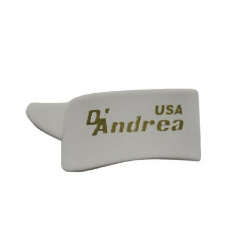 R371-MD-WHT Медиатор на большой палец (коготь), 12 штук D'Andrea