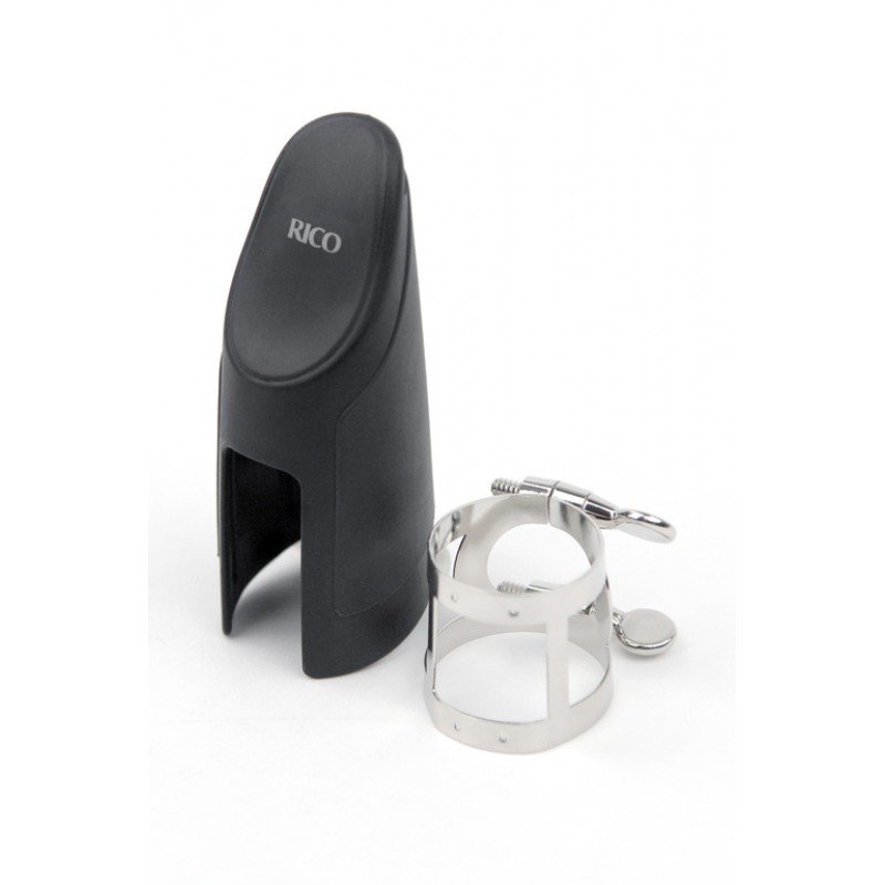 RAS1N Лигатура и колпачок для саксофона альт, никелированная, Rico