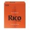 RBA1025 Rico Трости для кларнета Eb, размер 2.5, 10шт, Rico