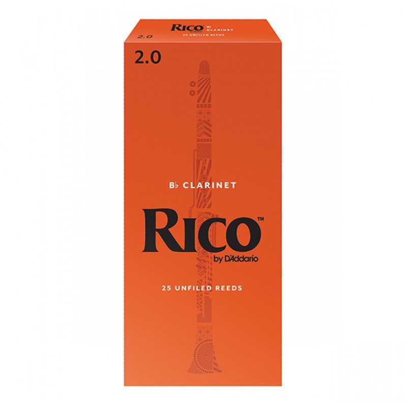 RCA2520 Rico Трости для кларнета Bb, размер 2.0, 25шт, Rico RCA2520 Rico Трости для кларнета Bb, размер 2.0, 25шт, Rico