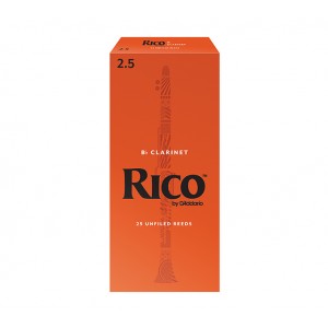 RCA2525 Rico Трости для кларнета Bb, размер 2.5, 25шт, Rico