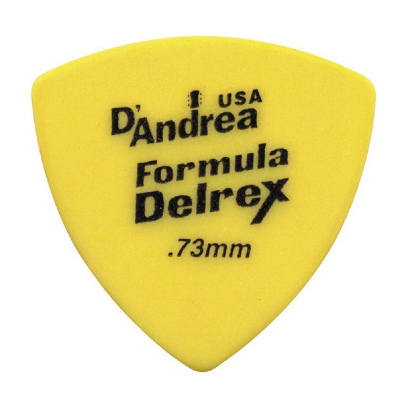 RD346-073MD Медиаторы 72шт, треугольные, матовая нескользящая поверхность. D`Andrea