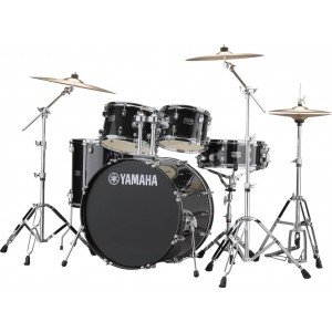 RDP2F5-BLG Rydeen Барабанная установка со стойками, черная, (2 коробки), Yamaha RDP2F5-BLG Rydeen Барабанная установка со стойками, черная, (2 коробки), Yamaha