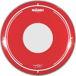 RDT2-7MIL-22 Target Dot Series Red Пластик для бас-барабана 22", красный, Williams