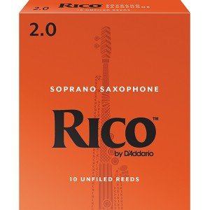RIA1020 Rico Трости для саксофона сопрано, размер 2.0, 10шт, Rico
