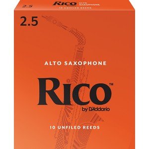 RJA1025 Rico Трости для саксофона альт, размер 2.5, 10шт в упаковке Rico