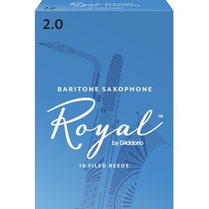 RLB1020 Rico Royal Трости для саксофона баритон, размер 2.0, 10шт, Rico RLB1020 Rico Royal Трости для саксофона баритон, размер 2.0, 10шт, Rico
