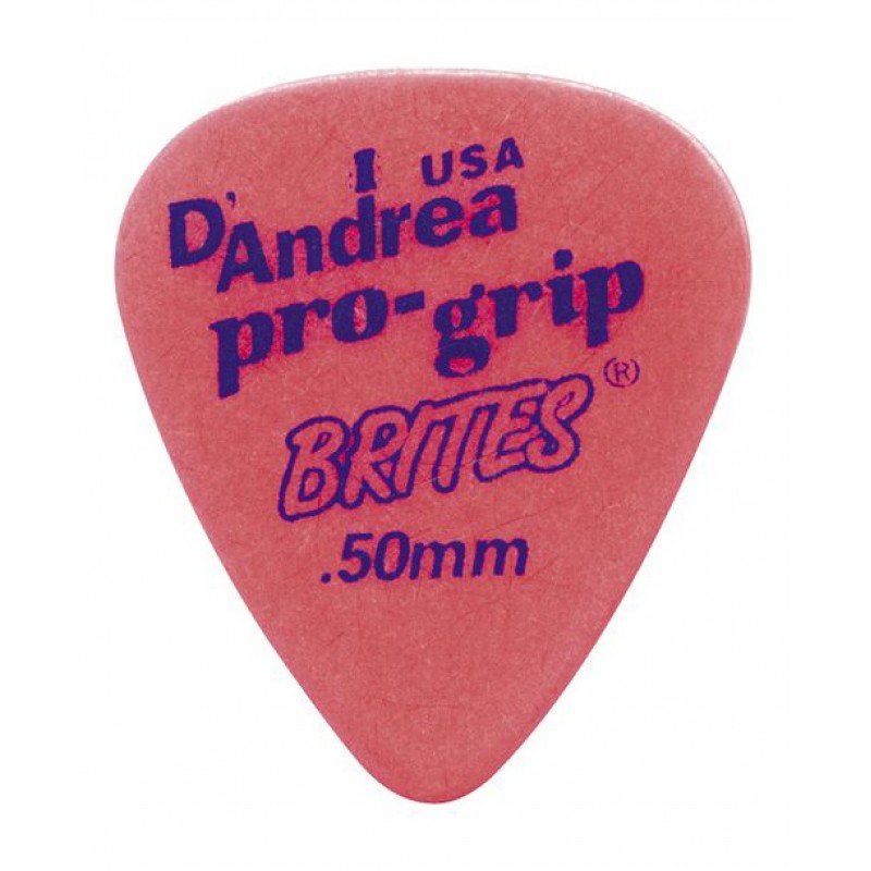 RPGB351.50TH ProGrip Brites Медиаторы, дерлин, 72шт, 0.50мм, D'Andrea