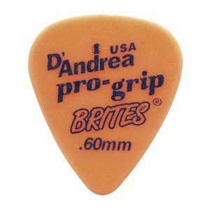 RPGB351.60TM ProGrip Brites Медиаторы, дерлин, 72шт, 0.60мм, D'Andrea