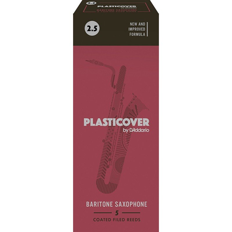 RRP05BSX250 Plasticover Трости для саксофона баритон, размер 2.5, 5шт, Rico