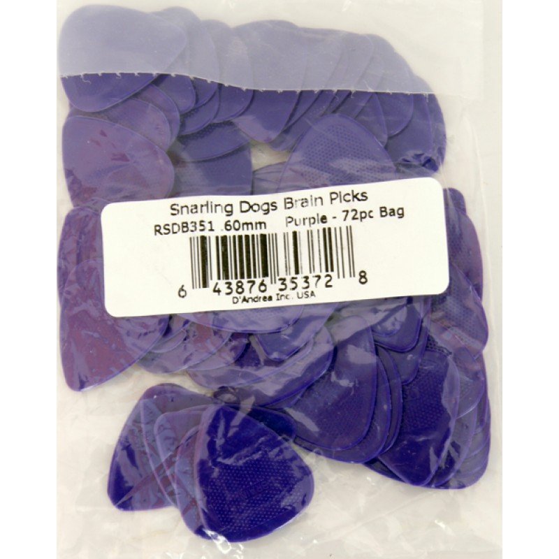 RSDB351-0.60 Brain Picks Медиаторы 72шт, толщина 0.60, Snarling Dogs RSDB351-0.60 Brain Picks Медиаторы 72шт, толщина 0.60, Snarling Dogs