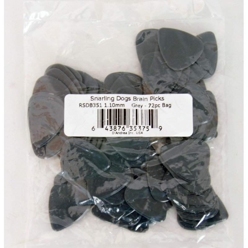 RSDB351-1.10 Brain Picks Медиаторы 72шт, толщина 1.00, Snarling Dogs RSDB351-1.10 Brain Picks Медиаторы 72шт, толщина 1.00, Snarling Dogs