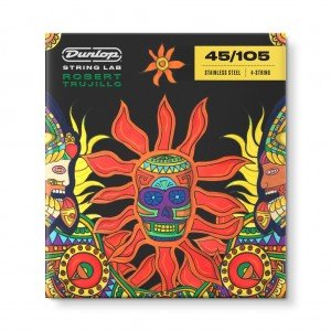 RTS45105 Robert Trujillo Комплект струн для бас-гитары, сталь, 45-105, Dunlop