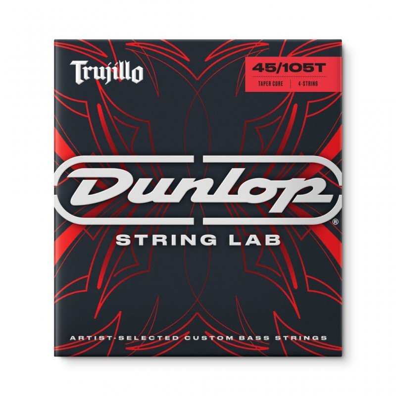 RTT45105T Robert Trujillo Комплект струн для бас-гитары, Custom Medium, нерж.сталь, 45-105, Dunlop RTT45105T Robert Trujillo Комплект струн для бас-гитары, Custom Medium, нерж.сталь, 45-105, Dunlop