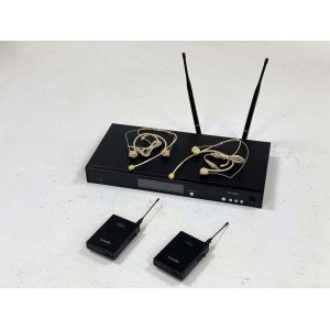 RWS-2BHS Беспроводная микрофонная система, 2 головных микрофона, LAudio RWS-2BHS Беспроводная микрофонная система, 2 головных микрофона, LAudio