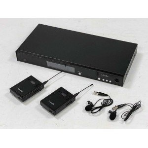 RWS-2BLV Беспроводная микрофонная система, 2 петличных микрофона, LAudio RWS-2BLV Беспроводная микрофонная система, 2 петличных микрофона, LAudio