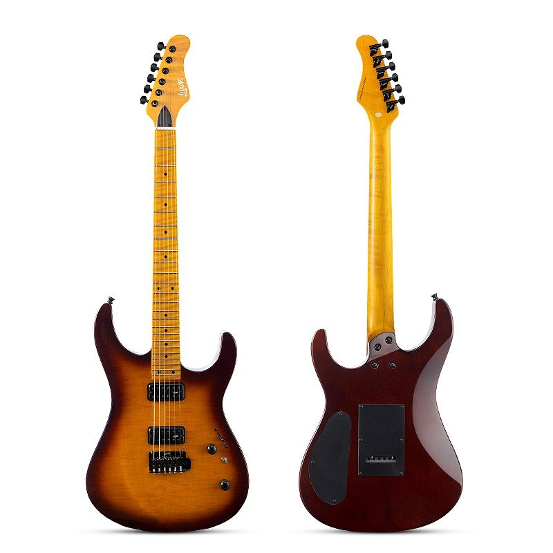 S-G37-MAX-S-SHB Электрогитара, санберст, Luxars