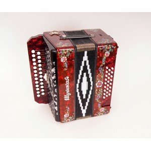 S32XL-A-RED Гармонь "Шуйская" 25х25-III-2, красная, Шуйская гармонь S32XL-A-RED Гармонь "Шуйская" 25х25-III-2, красная, Шуйская гармонь