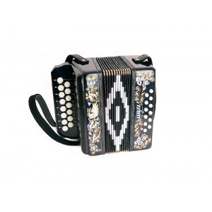 S40XL-C-BLACK Гармонь "Сувенир" 15х12-I, черная, палехская роспись, Шуйская гармонь S40XL-C-BLACK Гармонь "Сувенир" 15х12-I, черная, палехская роспись, Шуйская гармонь