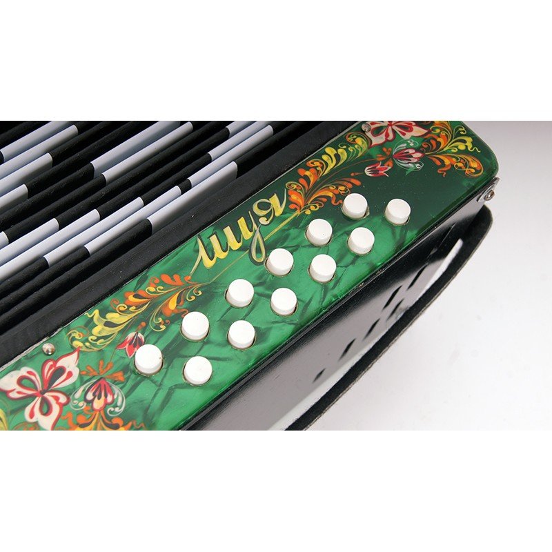 S40XL-C-GR Гармонь "Сувенир" 15х12-I, зеленая, Шуйская гармонь S40XL-C-GR Гармонь "Сувенир" 15х12-I, зеленая, Шуйская гармонь